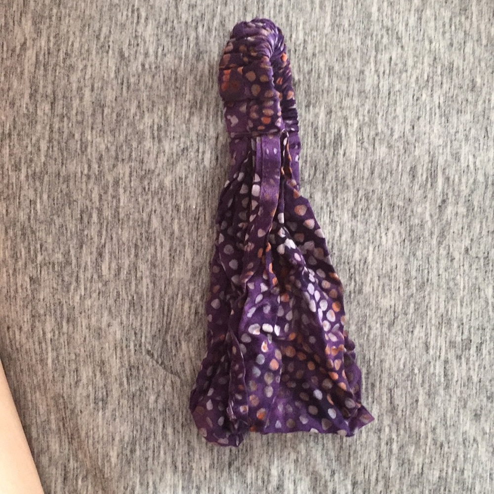 Purple head band